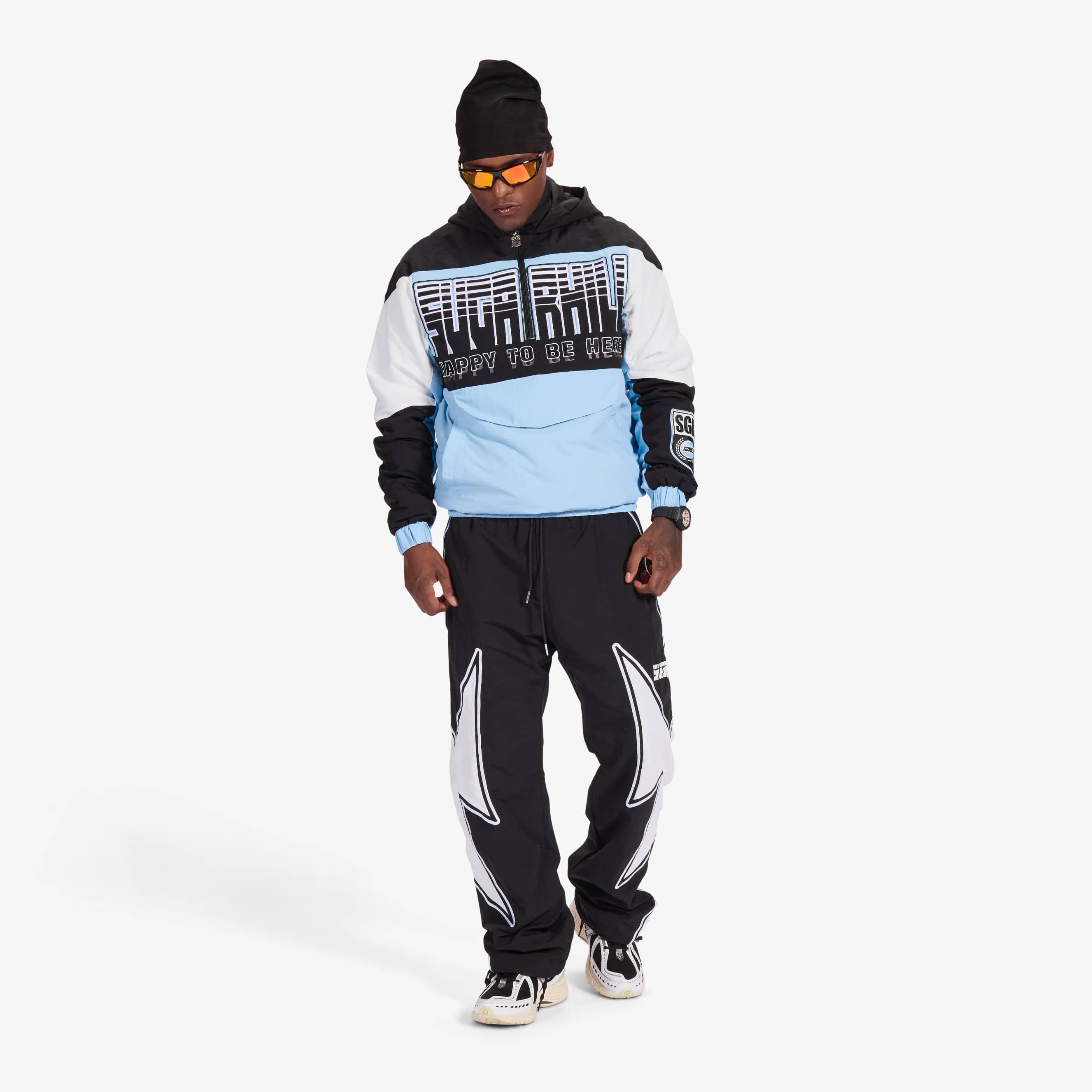 Bolt" Windbreaker Pants (black) - Image 8