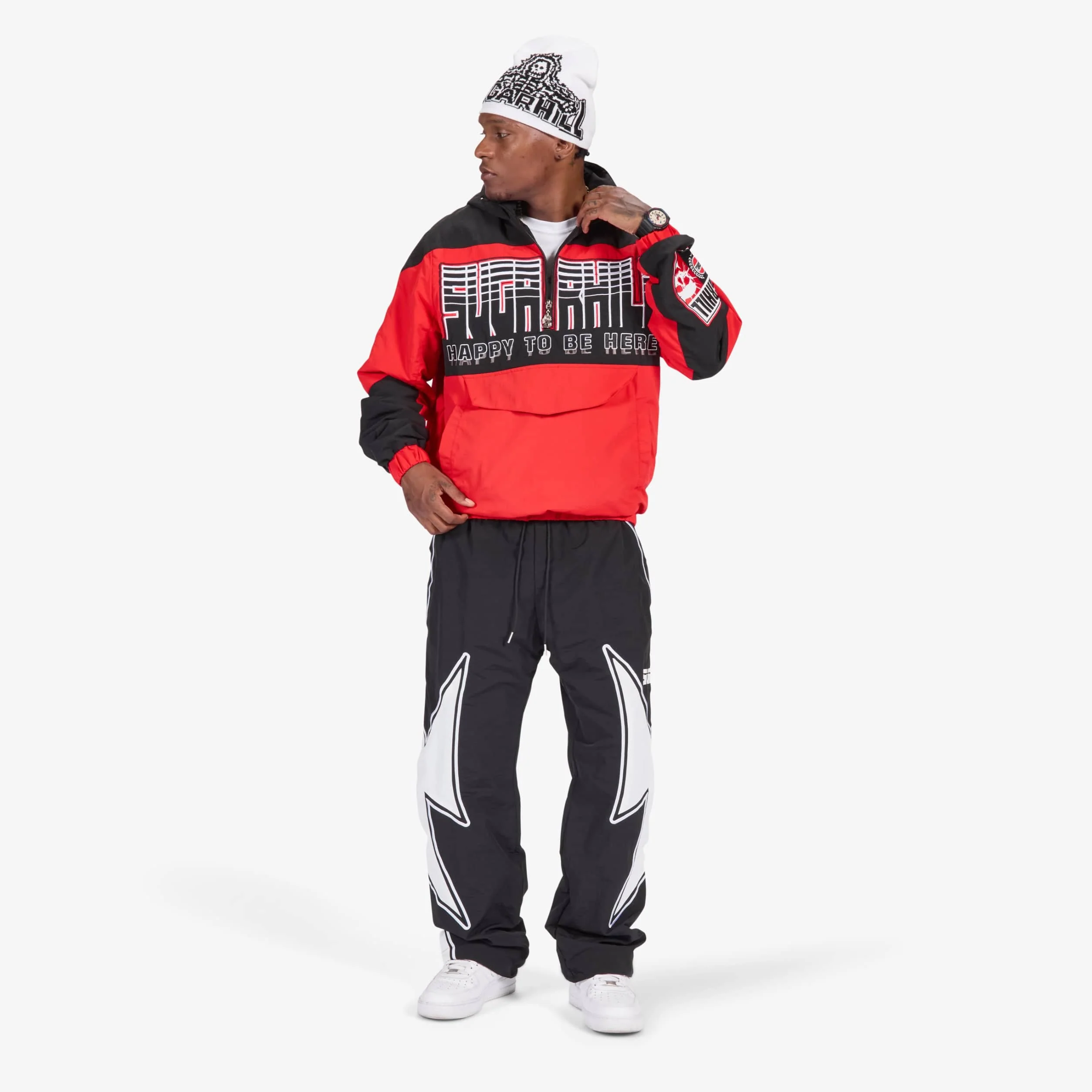 Bolt" Windbreaker Pants (black) - Image 9