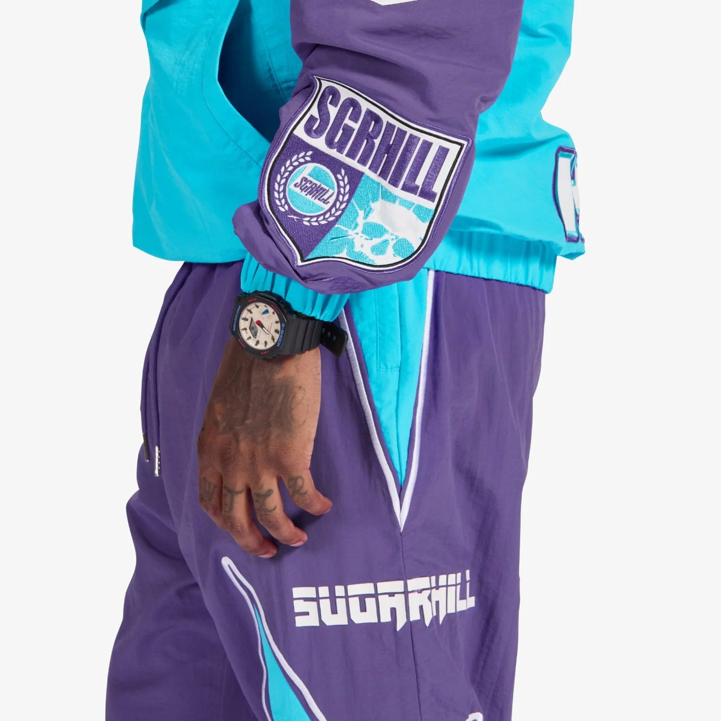Bolt" Windbreaker Pants (purple) - Image 7