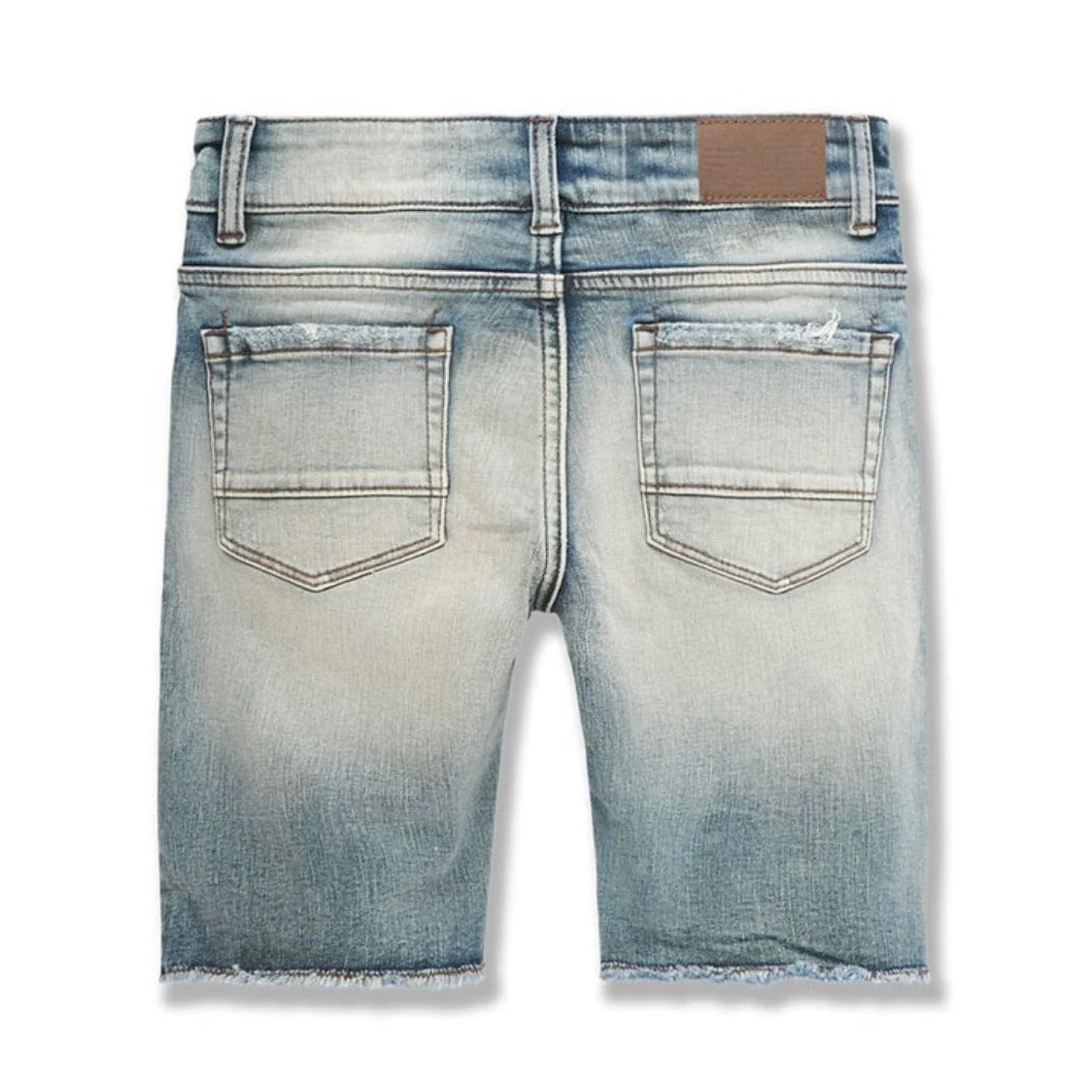 Boys Jordan Craig Abyss Denim Shorts (Desert Storm) J3165SB - Image 2