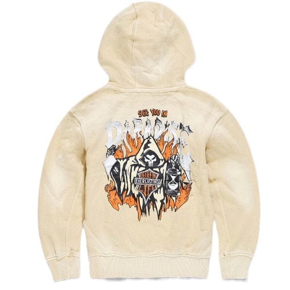 Boys Jordan Craig Afterlife Pullover Hoodie (Khaki) 8631HB - Image 2
