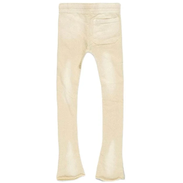Boys Jordan Craig Afterlife Stacked Sweatpants (Khaki) 8631LB - Image 2