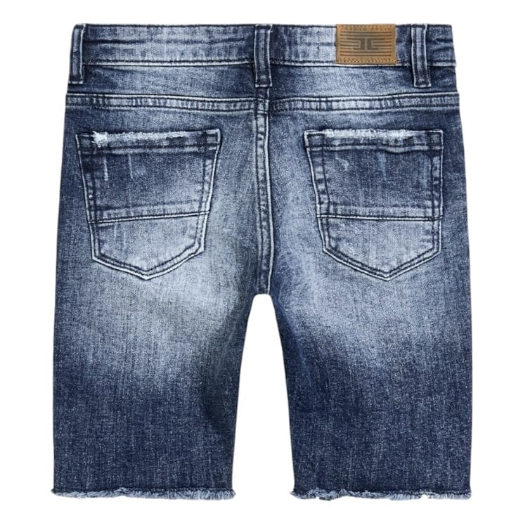 Boys Jordan Craig Denim Shorts (River Blue) J3226SB - Image 2