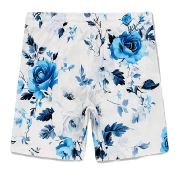 Boys Jordan Craig Ibiza Lounge Shorts (Blue Floral) 2053SB - Image 2