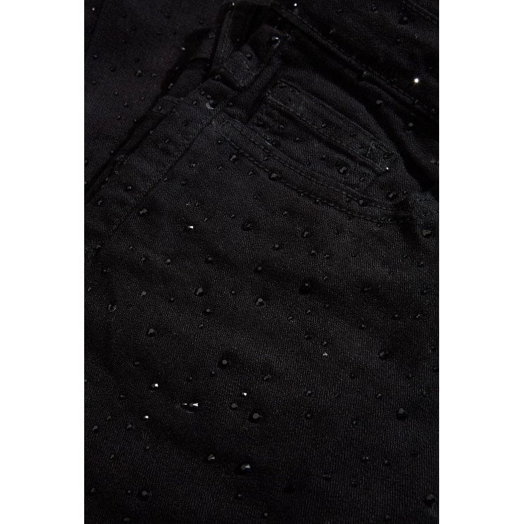 Boys Jordan Craig Local Dealer Stacked Denim (Jet Black) JTF2339AB - Image 3