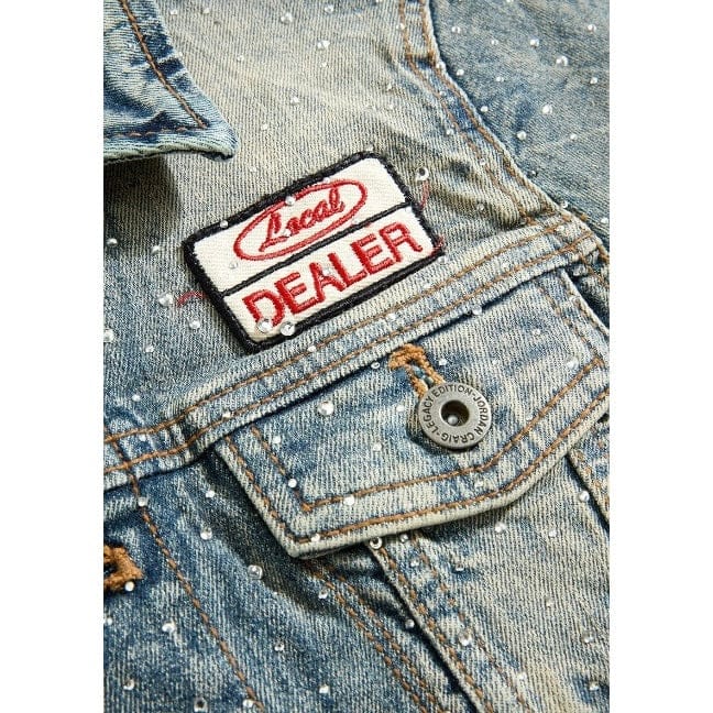 Boys Jordan Craig Local Dealer Trucker Jacket (Desert) JJ2339B - Image 3