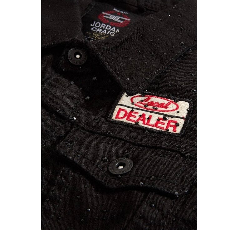 Boys Jordan Craig Local Dealer Trucker Jacket (Jet Black) JJ2339AB - Image 4
