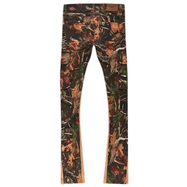 Boys Jordan Craig Martin Stacked Camo Cargo Denim (Maple) JTF222CB - Image 2