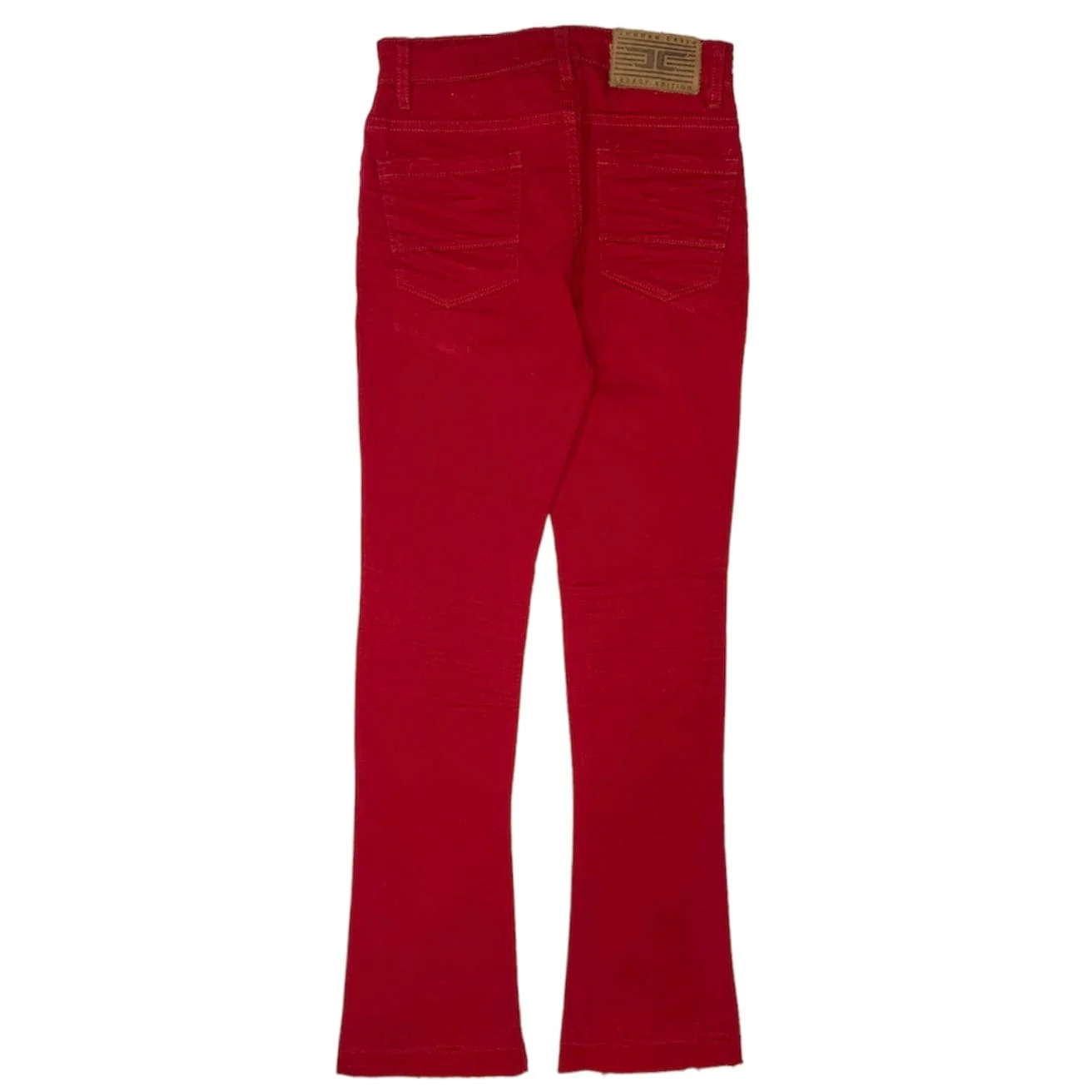 Boys Jordan Craig Martin Stacked Tribeca Twill Pants (Red) JTF956RB - Image 2