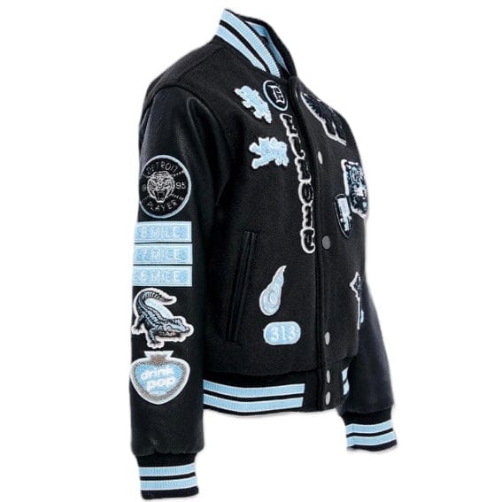 Boys Jordan Craig Motown Varsity Jacket (Lion) 91651B - Image 2