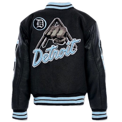 Boys Jordan Craig Motown Varsity Jacket (Lion) 91651B - Image 4