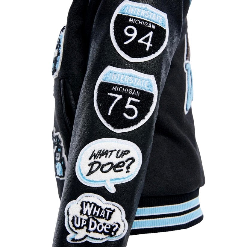 Boys Jordan Craig Motown Varsity Jacket (Lion) 91651B - Image 8