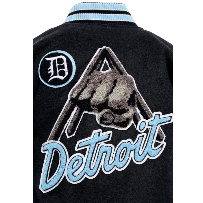 Boys Jordan Craig Motown Varsity Jacket (Lion) 91651B - Image 9