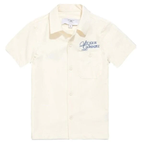 Boys Jordan Craig Oakland Mechanic Short & Shirt Set (Cream) 2061B-2061SB