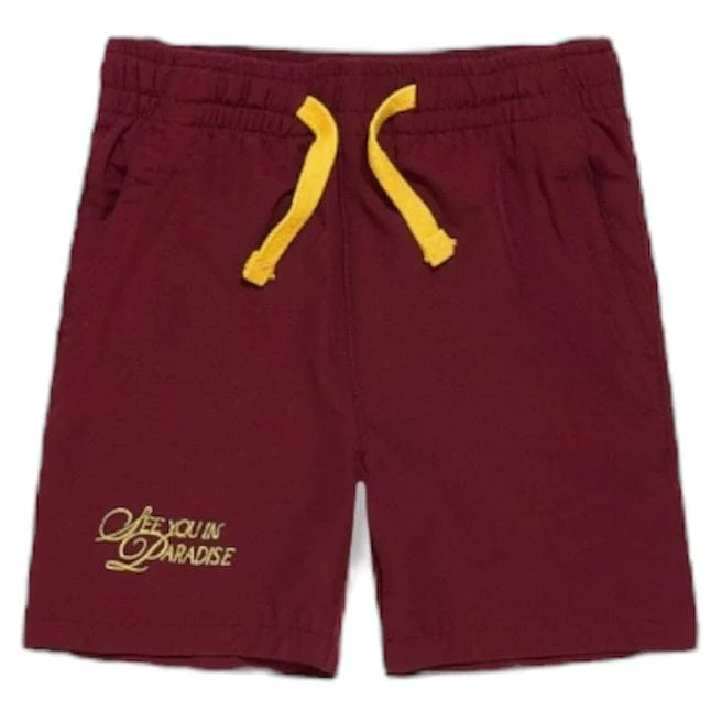 Boys Jordan Craig Oakland Mechanic Short & Shirt Set (Wine) 2061B-2061SB - Image 3