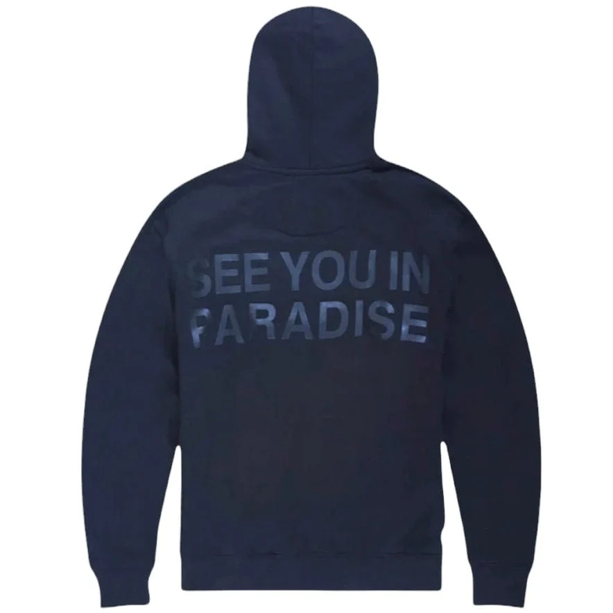 Boys Jordan Craig Paradise Tonal Pullover Hoodie (Navy) 8862HB - Image 2