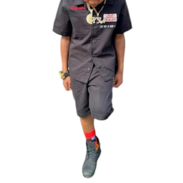 Boys Jordan Craig Re-Up Mechanic Set (Black) - Image 3