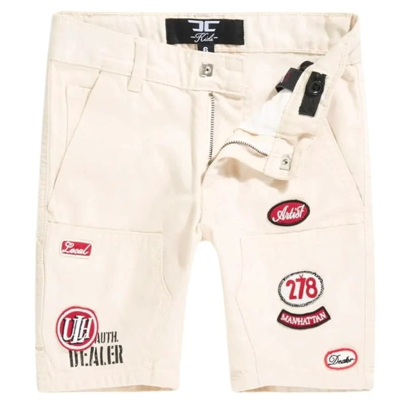 Boys Jordan Craig Re-up Mechanic Short Set (Bone) - Image 7