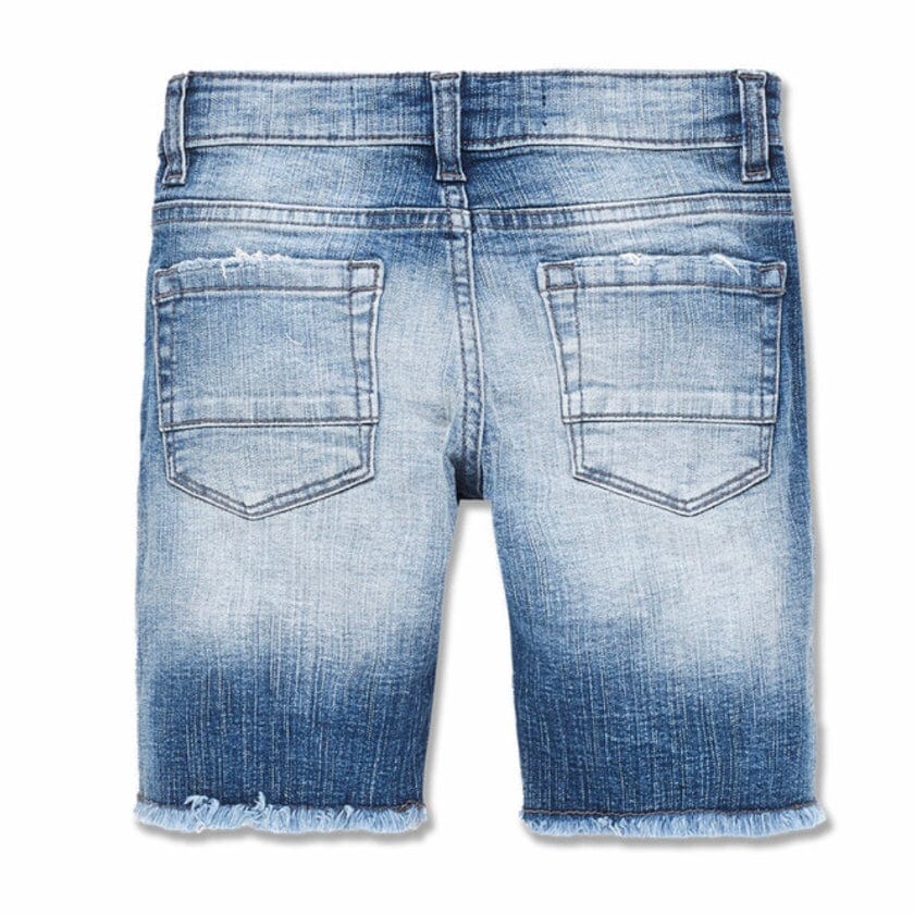 Boys Jordan Craig Siena Denim Shorts (Viper Blue) J3191SB - Image 2