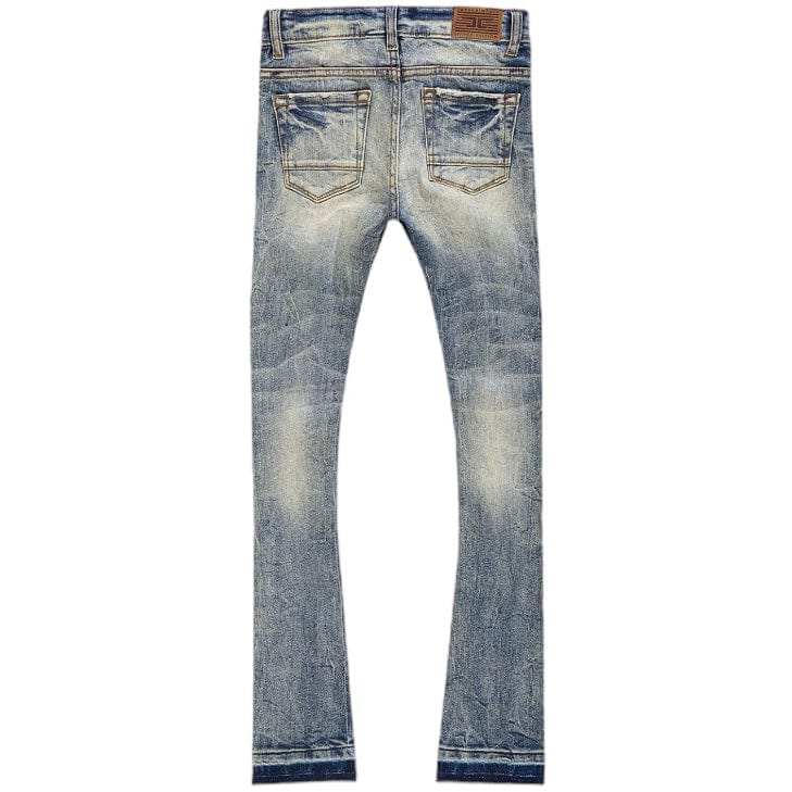 Boys Jordan Craig Stacked Rockport Denim (Desert Storm) JTF1167RB - Image 2