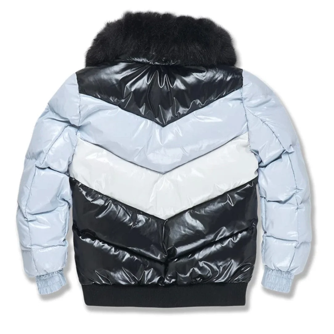 Boys Jordan Craig Sugar Hill Puffer Jacket (Oreo) 91548B - Image 2