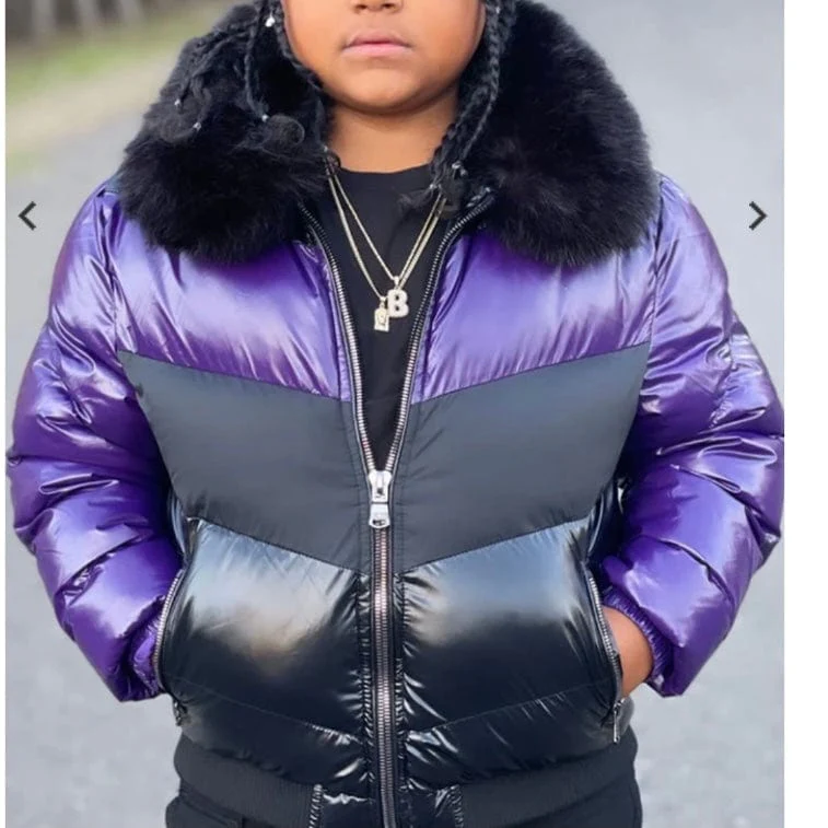 Boys Jordan Craig Sugar Hill Puffer Jacket (Sacremento) 91548B - Image 3