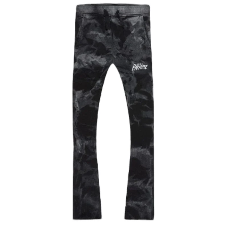 Boys Jordan Craig Surfside Stacked Sweatpants (Black) 9201LB