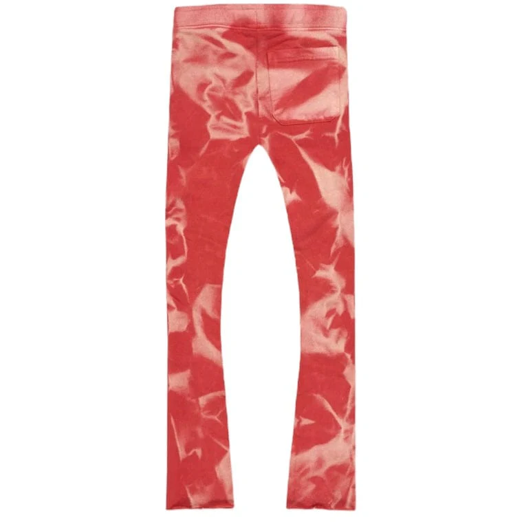 Boys Jordan Craig Surfside Stacked Sweatpants (Red) 9201LB - Image 2