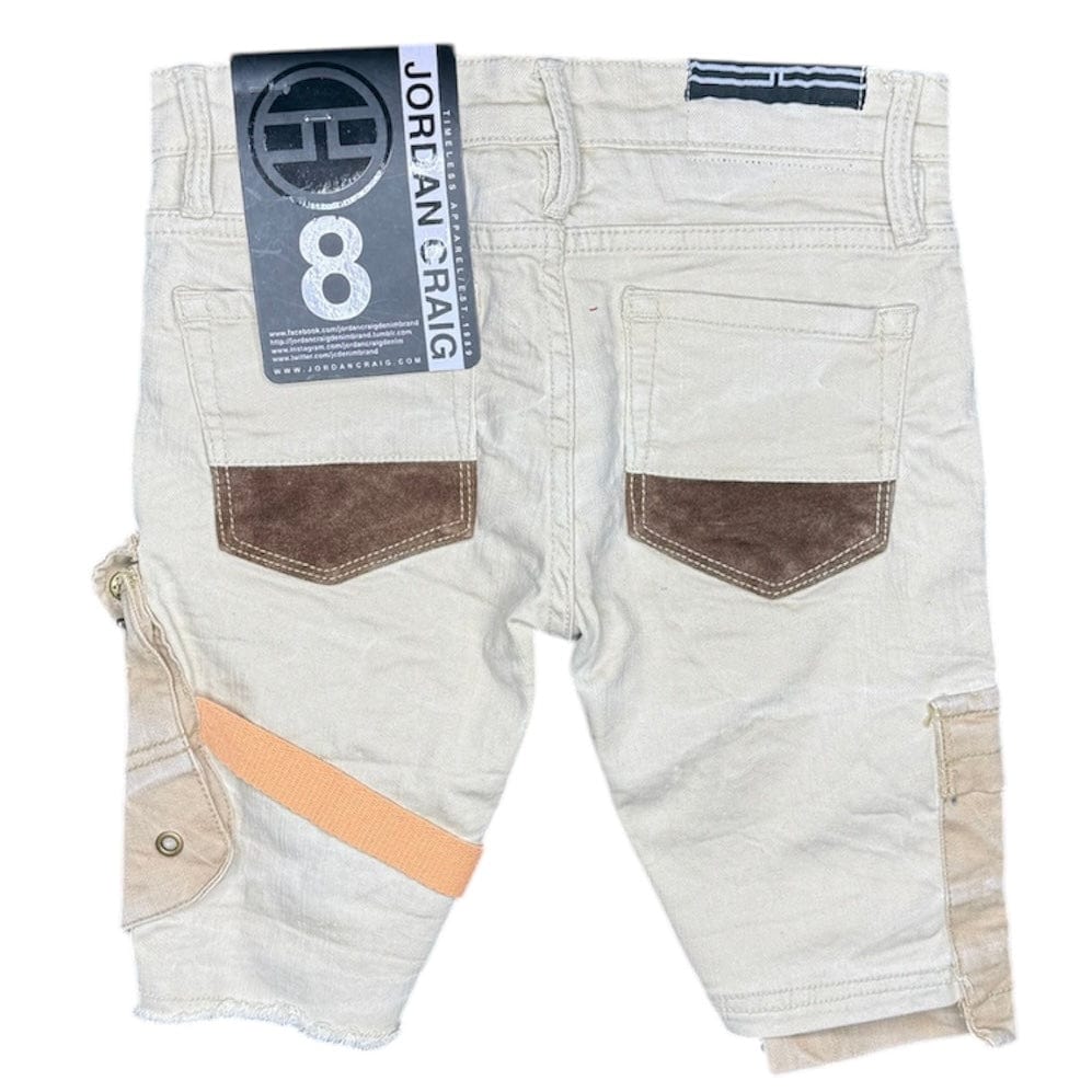 Boys Jordan Craig Travis Cargo Shorts (Earth) 4399B - Image 2