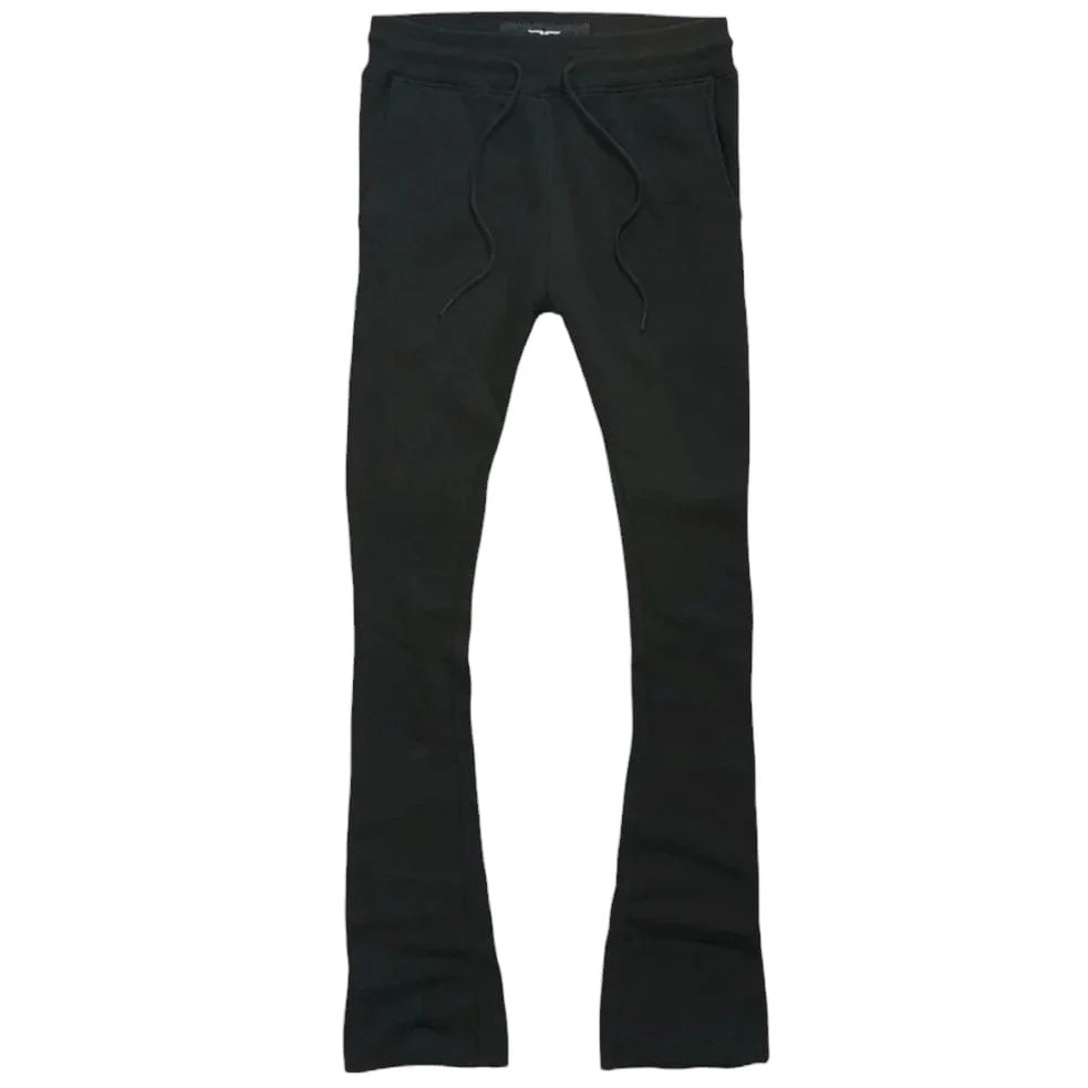 Boys Jordan Craig Uptown Stacked Sweatpants (Black) 8860LB