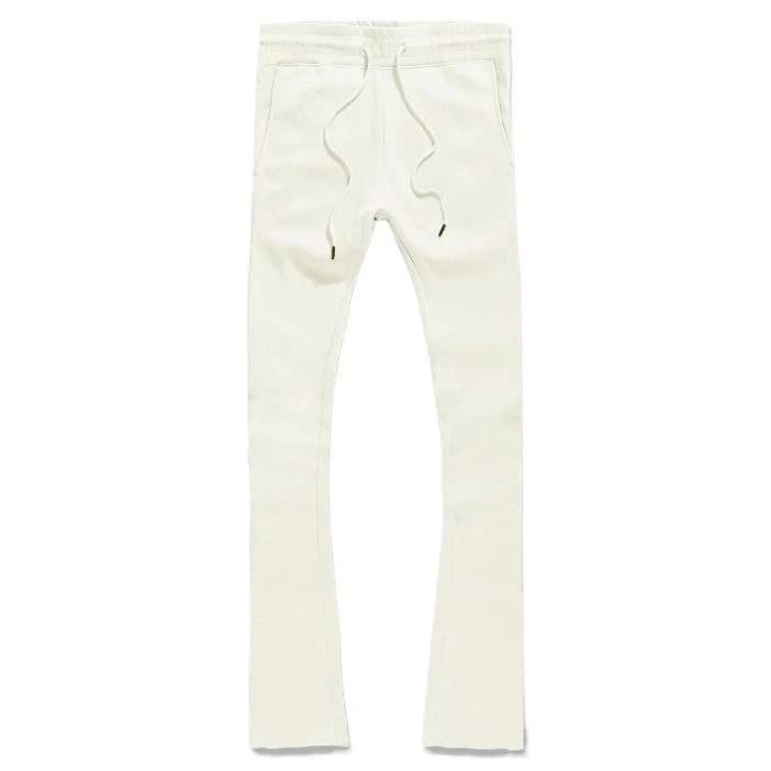 Boys Jordan Craig Uptown Stacked Sweatpants (Bone) 8860LB