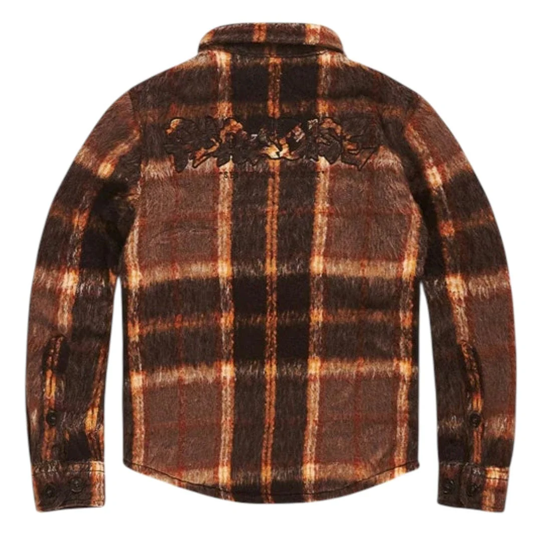 Boys Jordan Craig Vandal Flannel Shacket (Brown) 2562B - Image 2