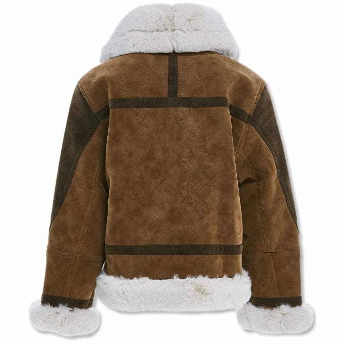 Boys Jordan Craig Vienna Bomber Jacket (Brown) 91405B - Image 3