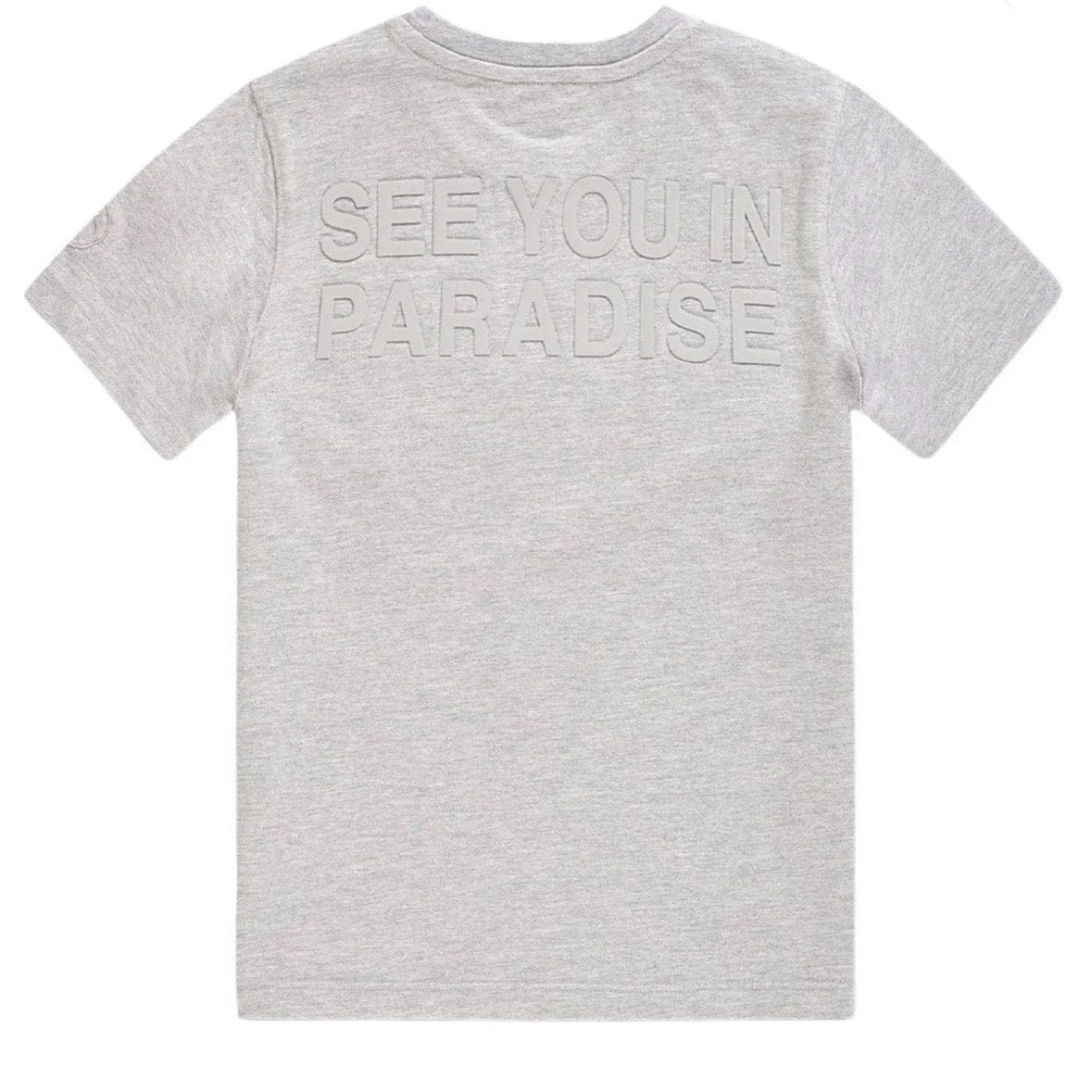 Boys/ Kids Jordan Craig See You In Paradise T Shirt (Grey) - Image 2