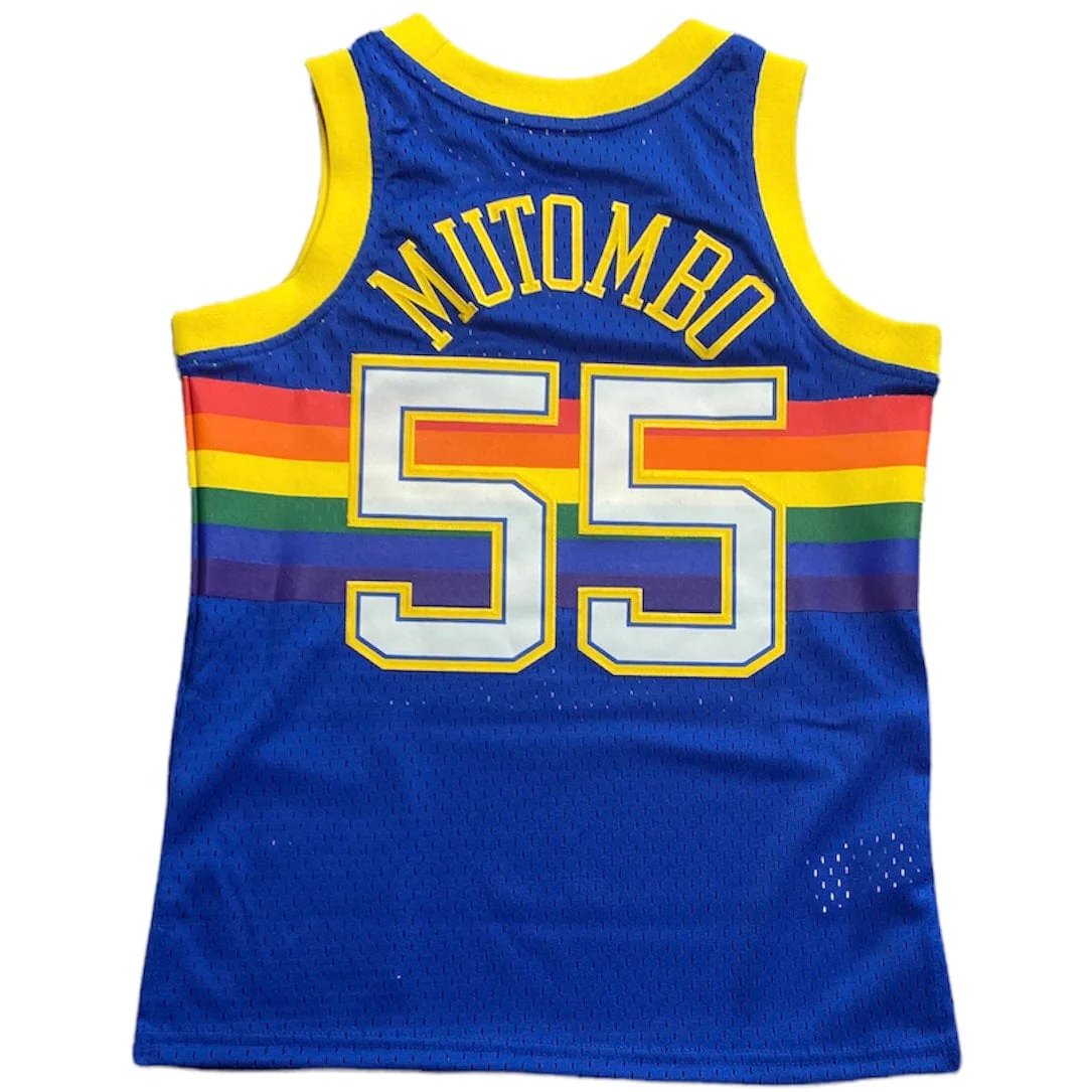 Boys Mitchell & Ness Nba Denver Nuggets Swingman Road Jersey (Royal) - Image 2