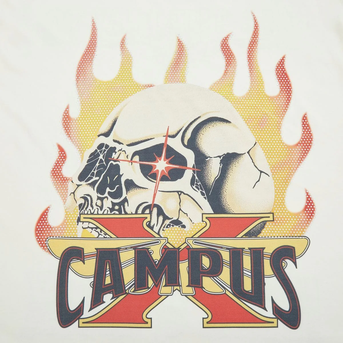 Campus Goods Hell & Back Cropped Tee (Cream) CG-SUM-14 - Image 3