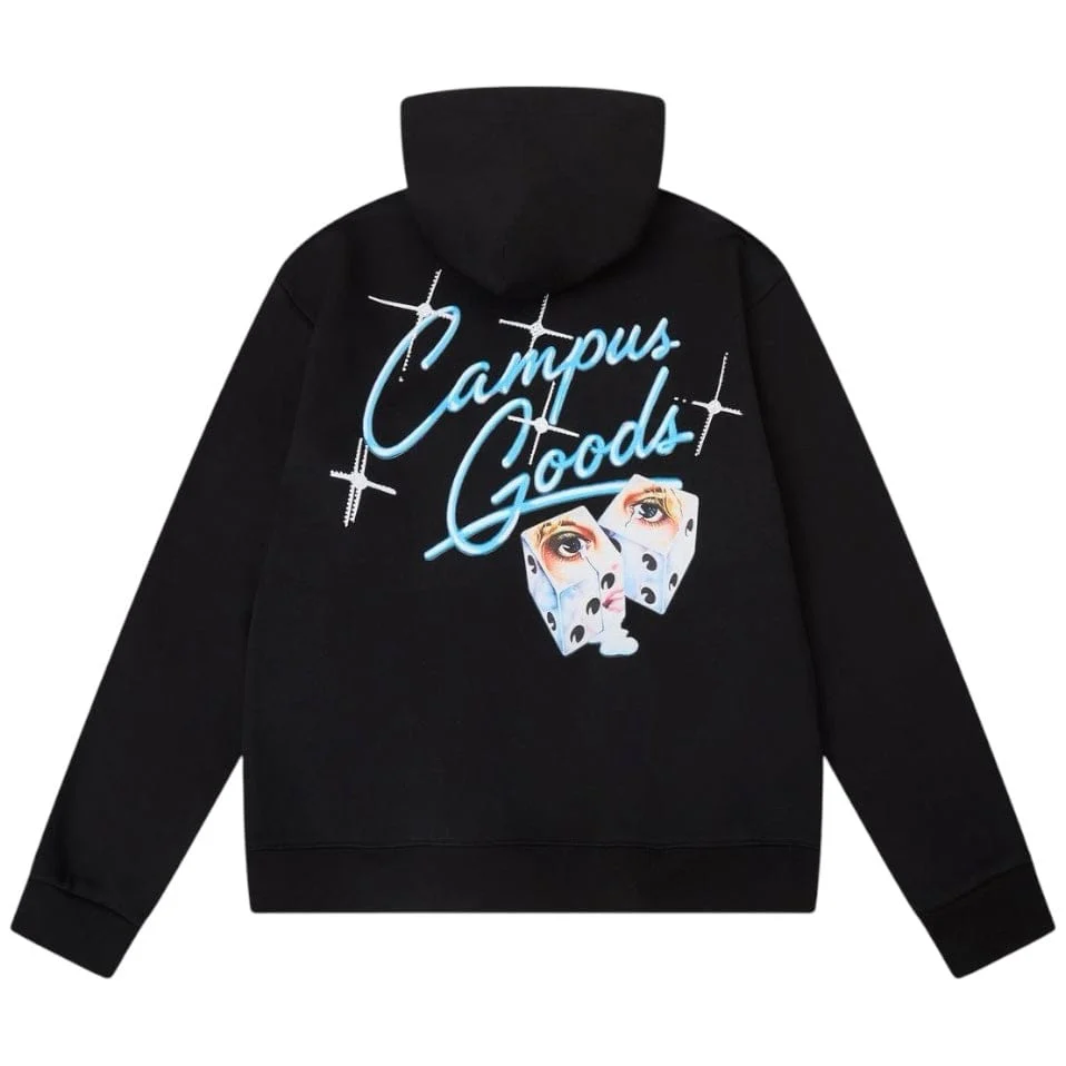 Campus Goods Midnight Standard Hoodie (Black) CG-H25-051 - Image 2