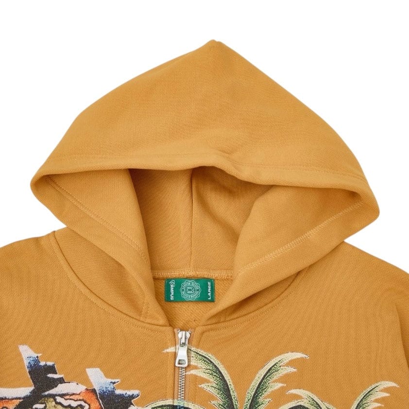 Campus Goods Peacekeeper Zip Up Hoodie (Orange) CG-H25-042 - Image 3