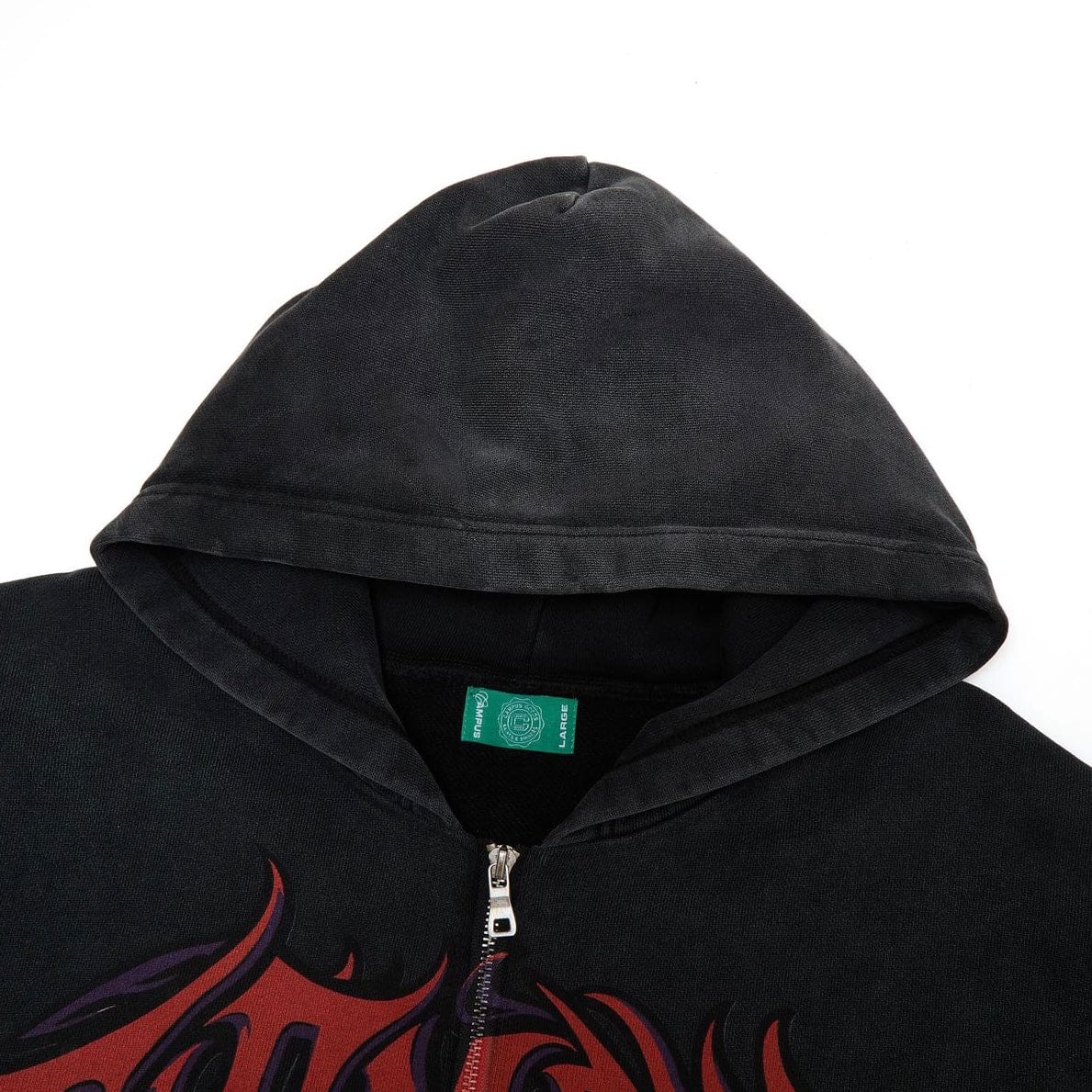 Campus Goods Void Zip Up Hoodie (Black) CG-S26-051 - Image 3