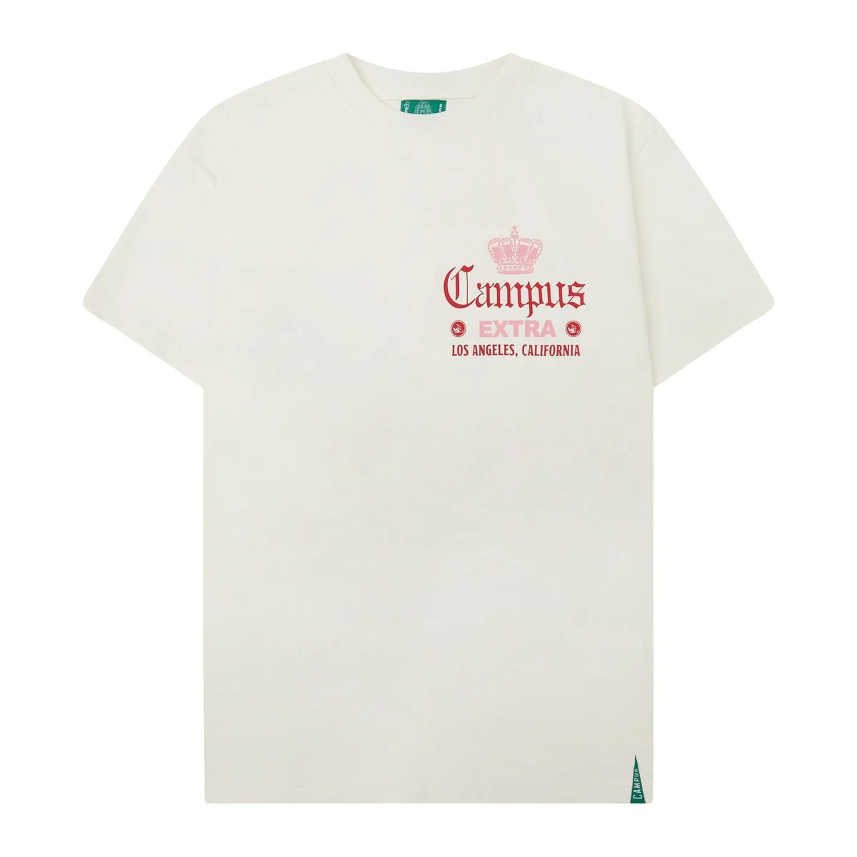 Campus Hoods La Vida Cropped Tee Cream (Cream) CG-SUM-5