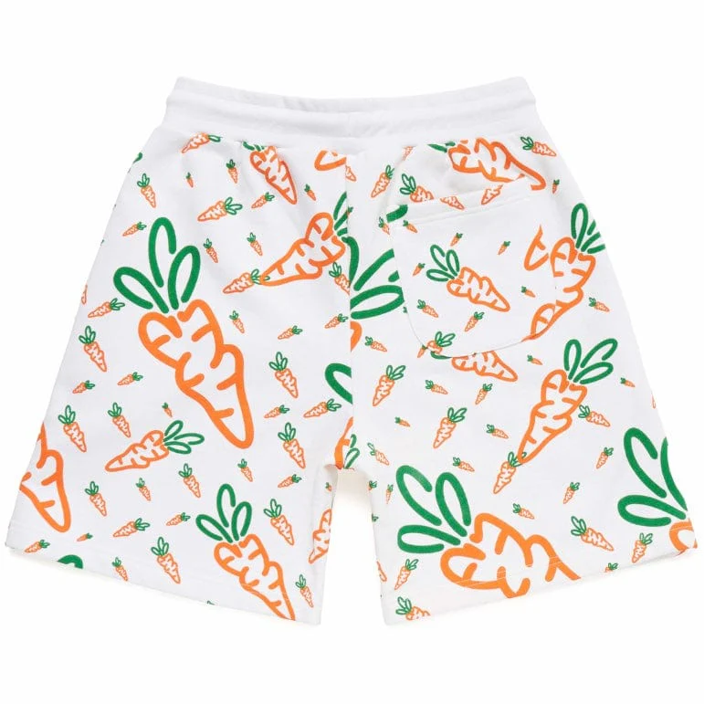 Carrots All Over Sweatshorts (White) CRT22-02 - Image 2