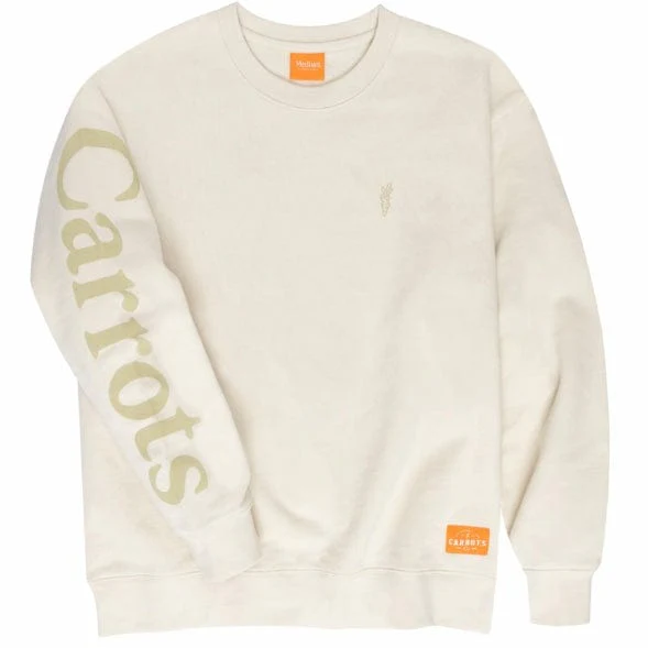 Carrots Wordmark Crewneck Sweatshirt (Cream)