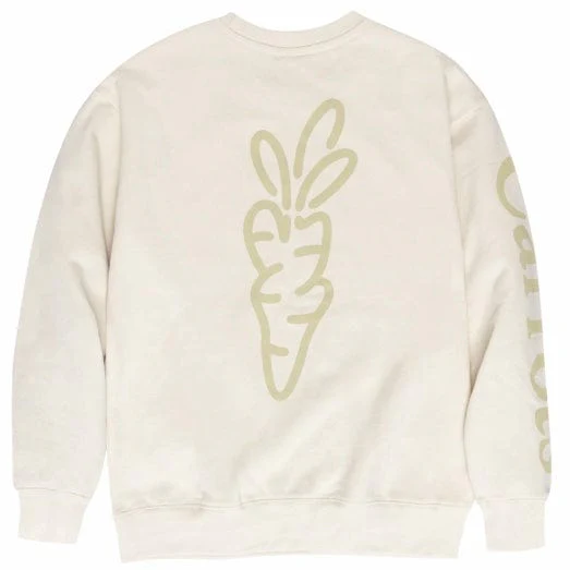 Carrots Wordmark Crewneck Sweatshirt (Cream) - Image 2