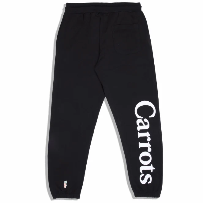 Carrots Wordmark Sweatpants (Black) CRTSF22-WSP - Image 2