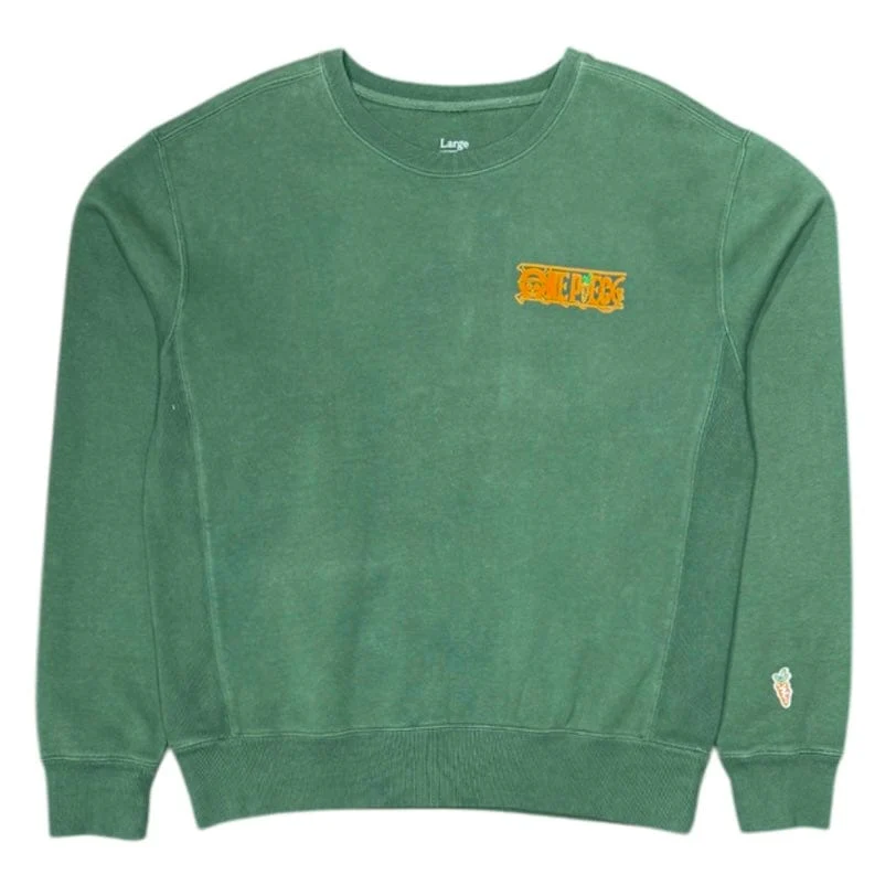 Carrots X One Piece Crewneck Sweatshirt (Forrest Green) CRTOP11
