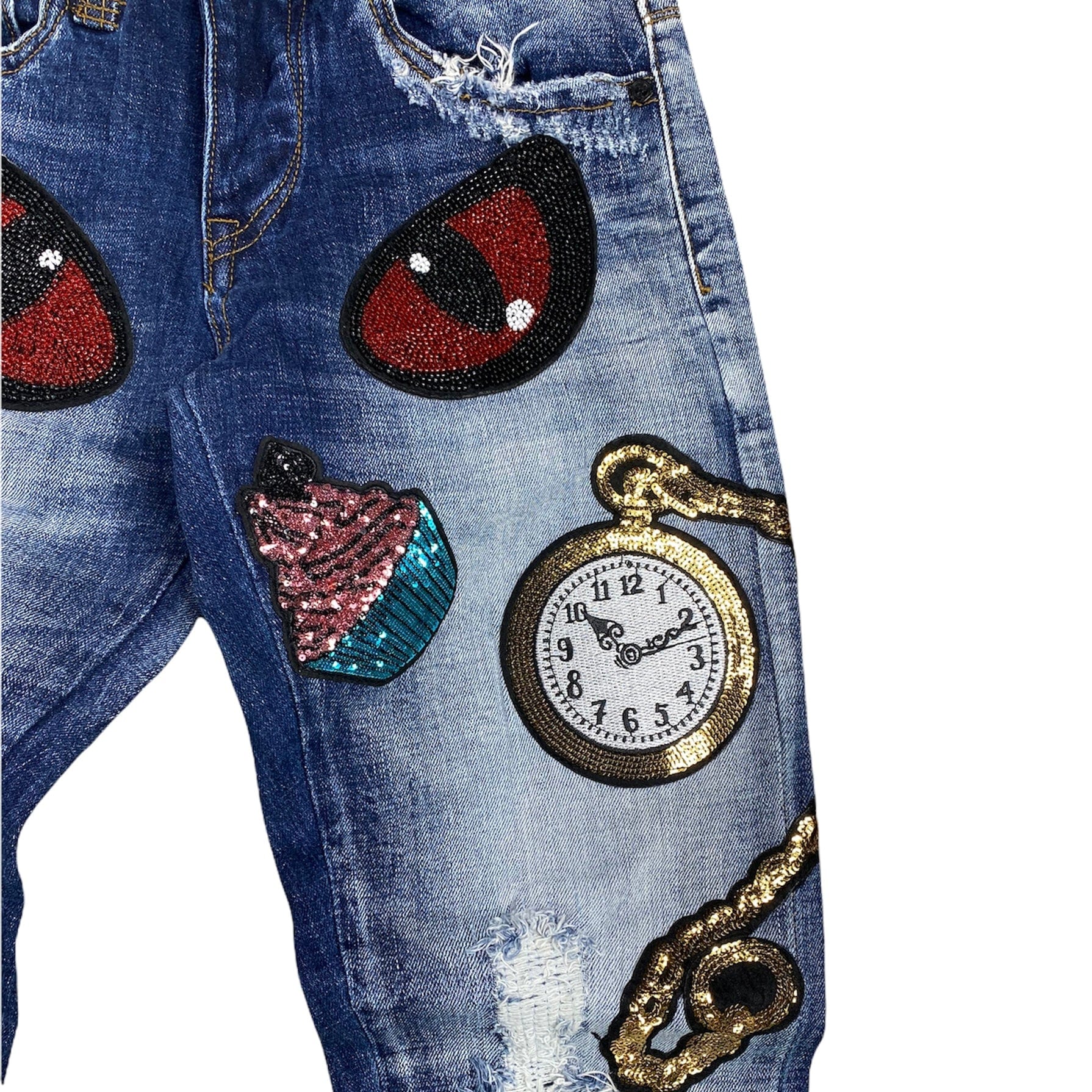 Cast Iron Woven Denim Jean (Indigo) CI-WB-001 - Image 2