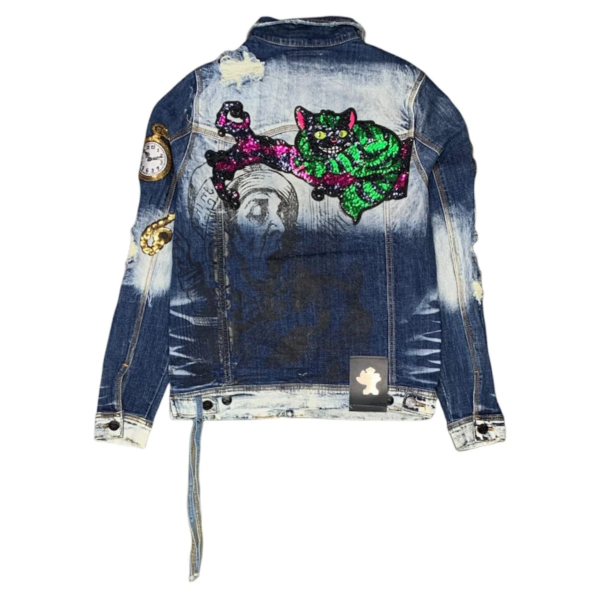 Caste Iron Chester Cat Denim Jacket (Indigo) - CIWB002INDIGO - Image 2