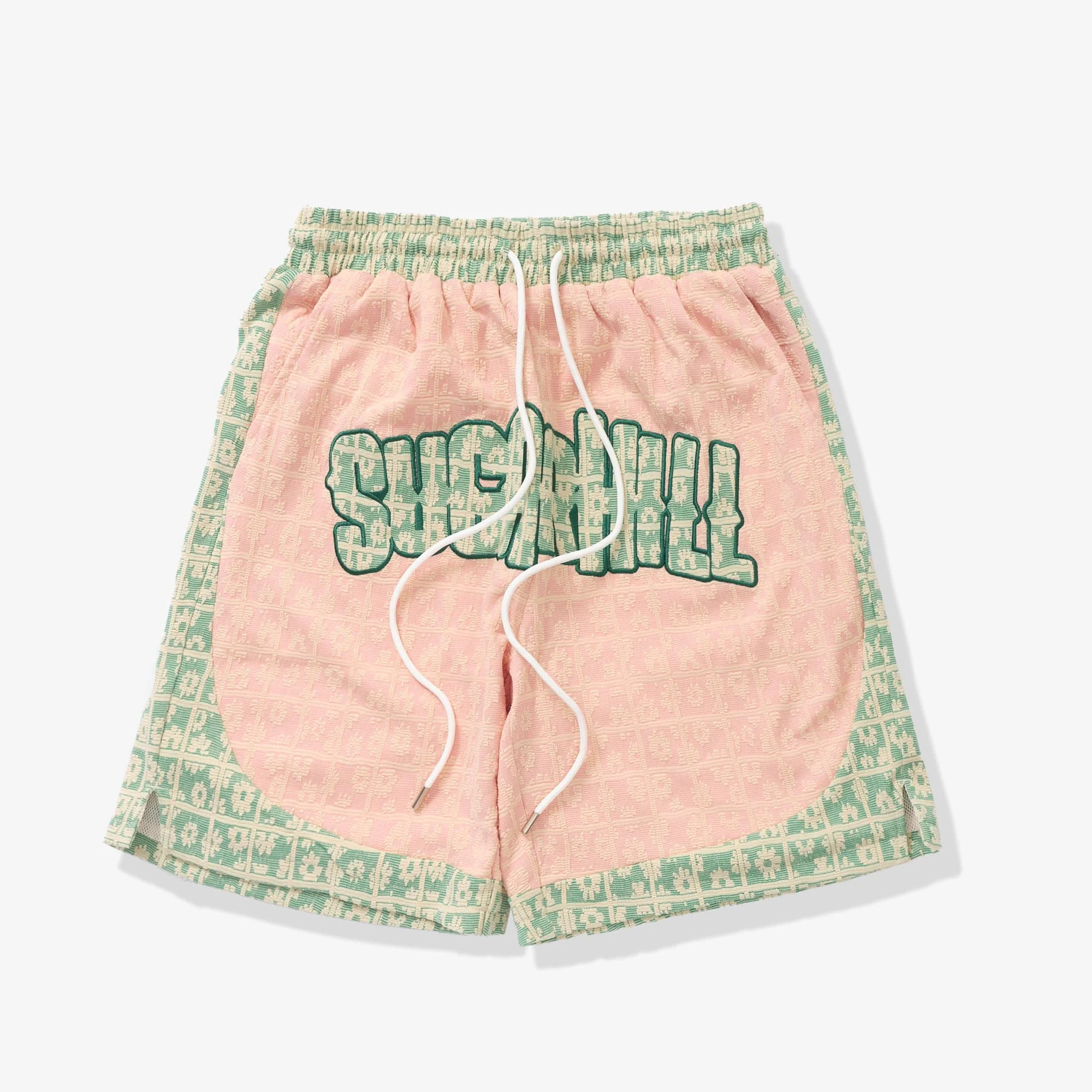 "Cereal" Shorts (green/pale pink) - Image 3