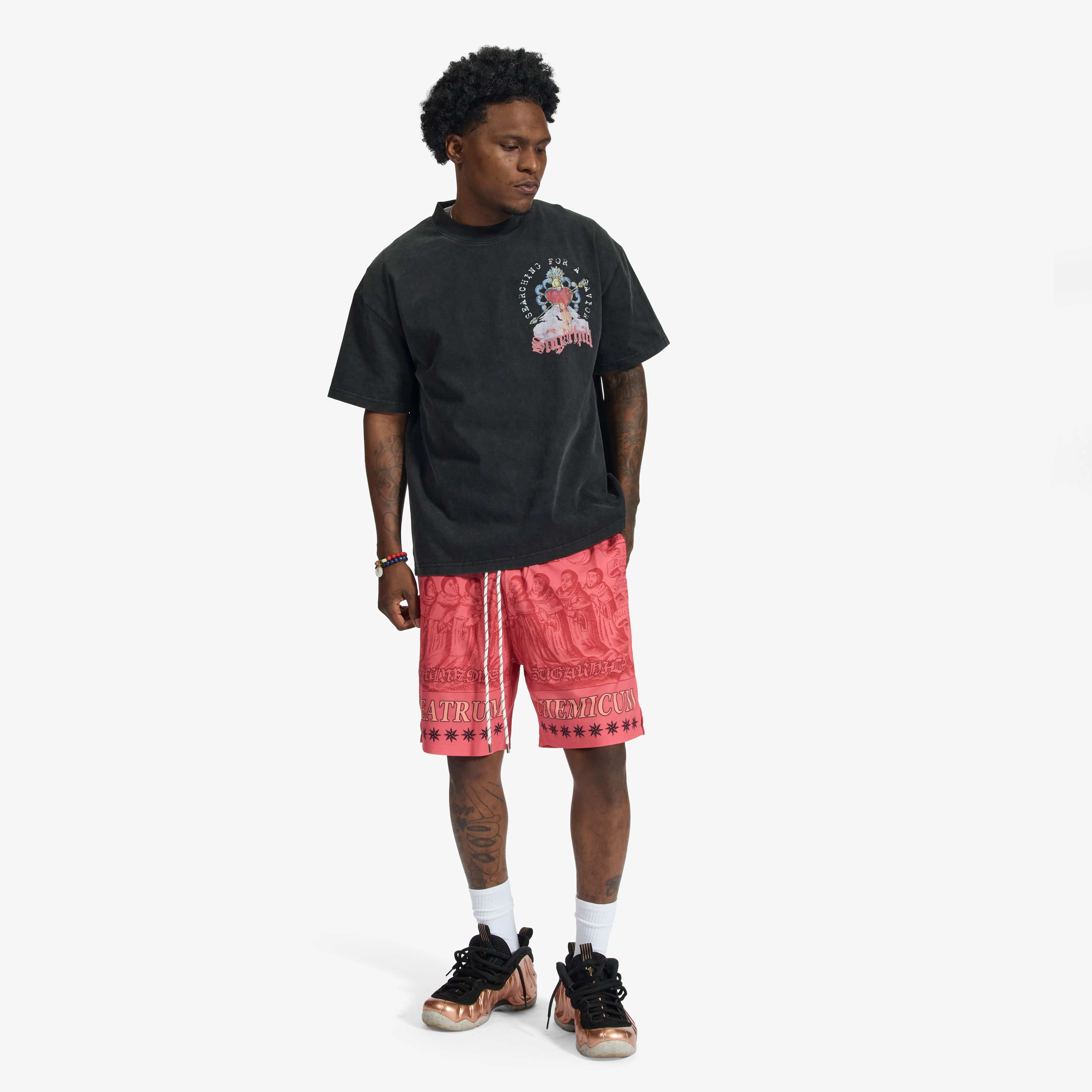 "Chemicum" Poly Shorts (infrared) - Image 4