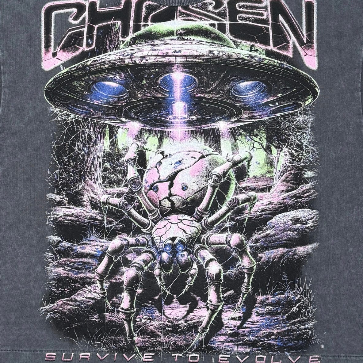 Chosen Cyber Spider Tee (Nine Iron) CS6157-NII - Image 4